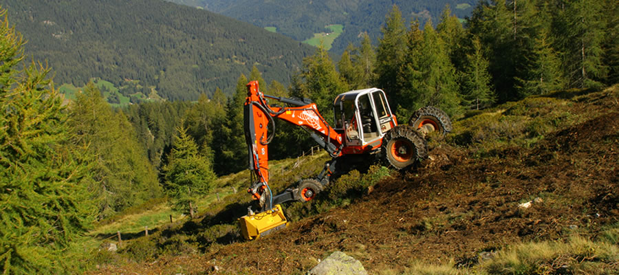R&B Schreitbagger- und Tiefbau-Arbeiten in Südtirol